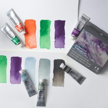 Set Professional Watercolour Winsor&Newton Revival Collection , 6 tubetti da 5ml
