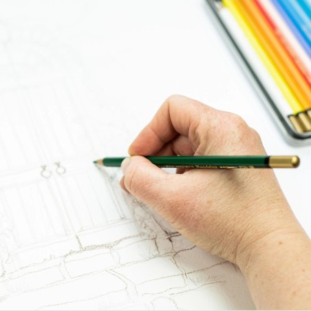 Matite Colorate Acquerellabili Mondeluz Koh-I-Noor, 72 colori