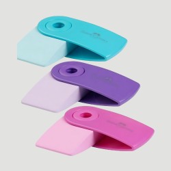 Gomma Sleeve Mini Faber-Castell, colori assortiti