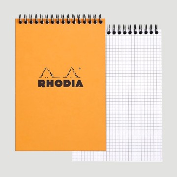 Album per Schizzi con Spirale Rhodia, 80 fogli a quadretti