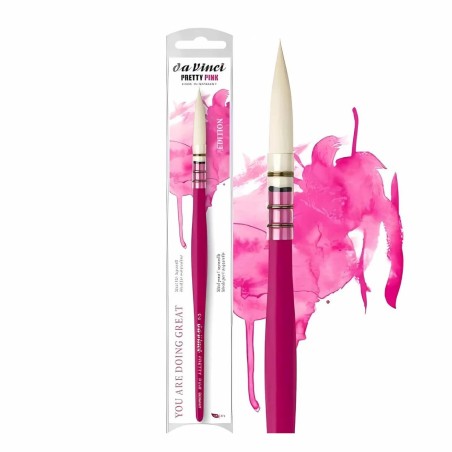 Pennello Pretty Pink Edition da Vinci, Sintetico Serie 494