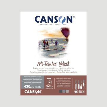 Album per Pastello Canson Mi-Teintes Velvet, Toni Grigi
