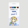 Set Marker Copic Ciao Manga 1, 5 colori + 1 Multiliner