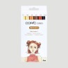 Set Marker Copic Ciao Manga Hair Tones 1, 5 colori + 1 Multiliner