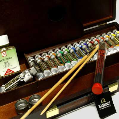 Olio Rembrandt - Valigetta in Legno