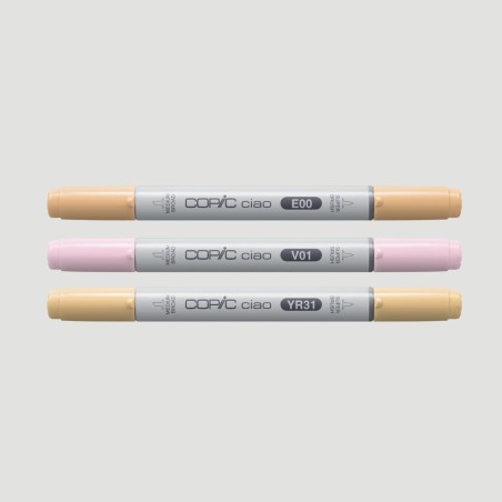 Set 3 Marker Layer&Mix Copic Ciao Sunset Palette, colori caldi ispirati al tramonto