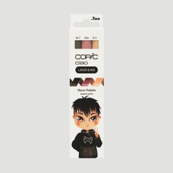 Set Marker Layer&Mix Copic Ciao Warm Palette, 3 colori