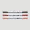 Set Marker Layer&Mix Copic Ciao Warm Palette, 3 colori