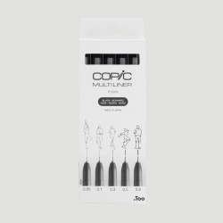 Set 5 Copic Multiliner, colore nero