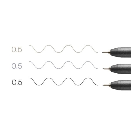 Set 3 Copic Multiliner, colorati