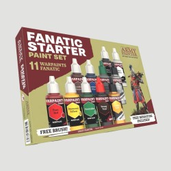 Fanatic Starter Set 11 Colori Warpaints per Miniature The Army Painter, formato 18ml