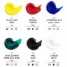 Set 6 Colori Acrilici Heavy Body Liquitex, tonalità classiche formato 22ml