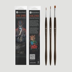 Set 3 Pennelli per Miniature Armory Borciani e Bonazzi, Starter Set Serie 650