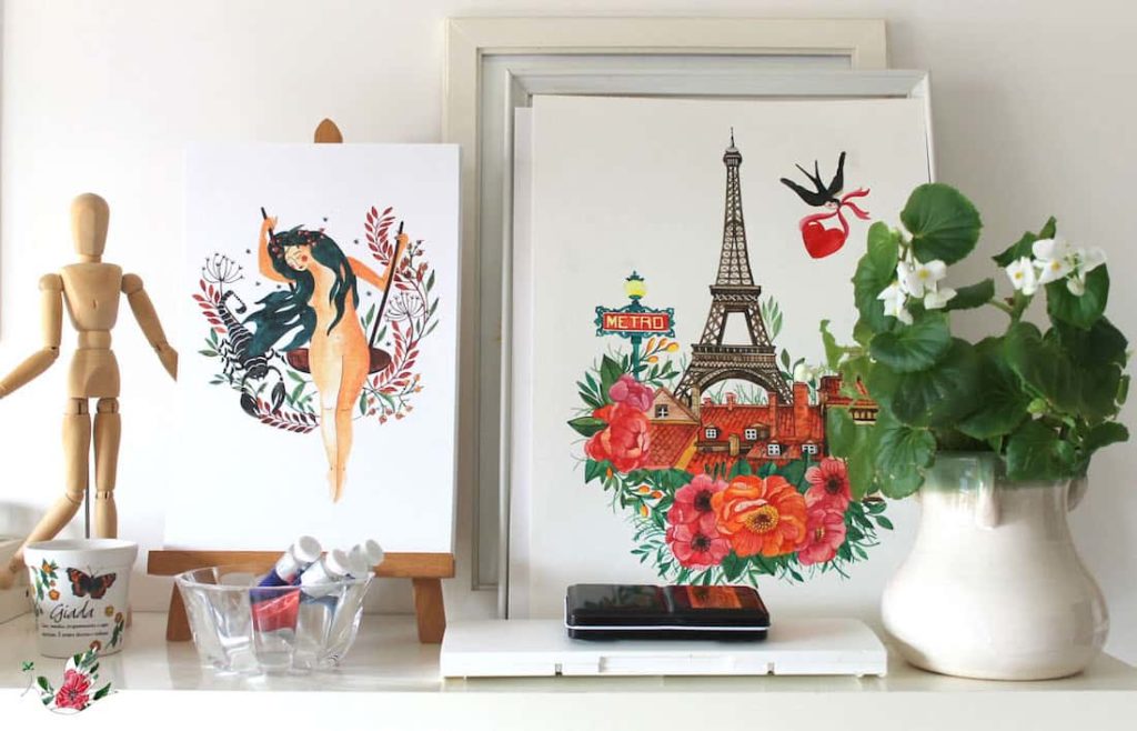 alcune delle illustrazioni di Giada