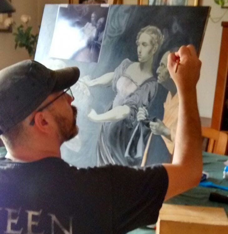 Alfio al lavoro