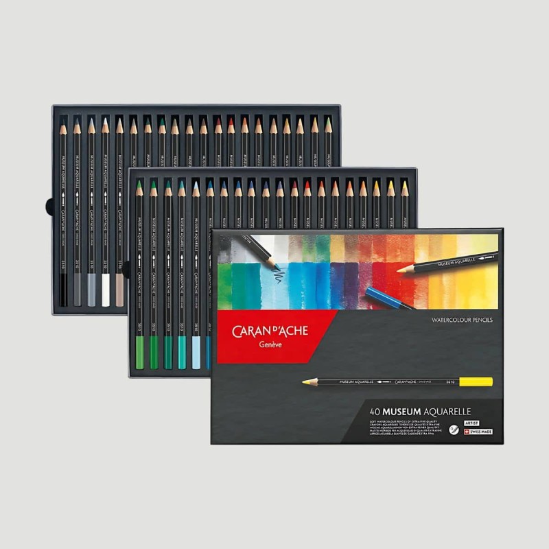 Confezione 40 Matite Colorate Museum Caran d'Ache