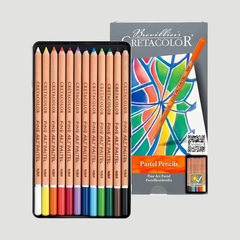 Confezione Matite Pastello Cretacolor, 12 e 24 colori