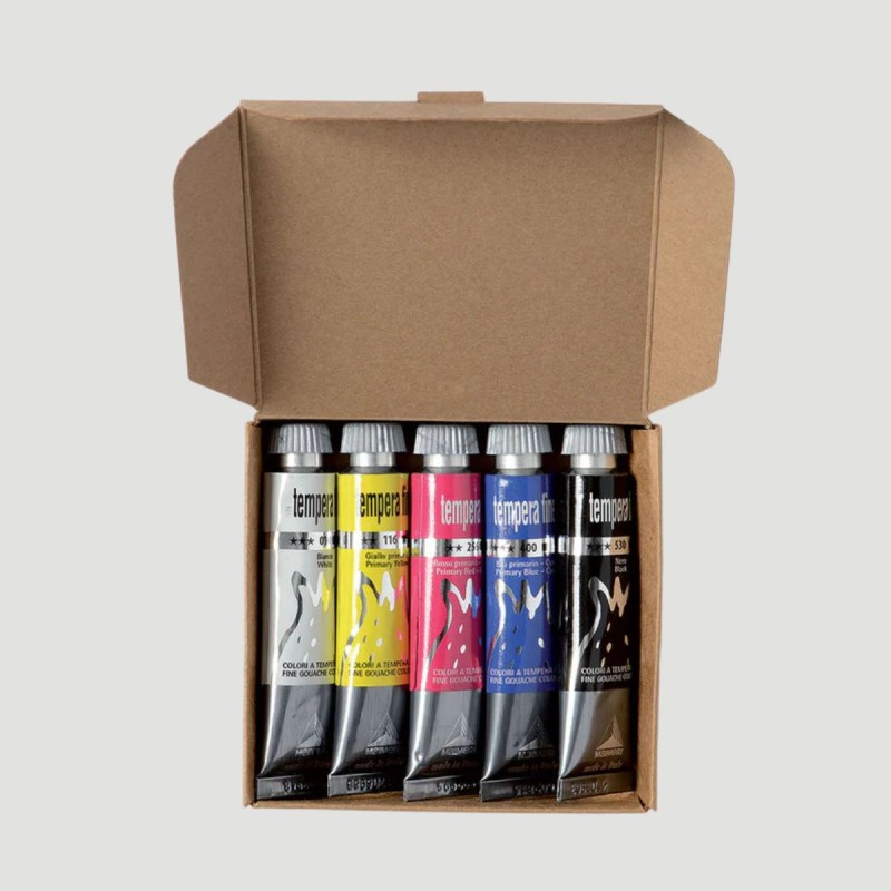 Set Colori Primari - Tempera Fine Maimeri