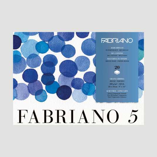 Blocco Carta Fabriano 5 - Grana Grossa da 300gr