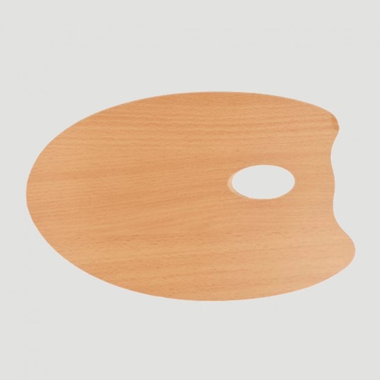 Tavolozza Ovale Mabef - Legno Massello 20x30cm