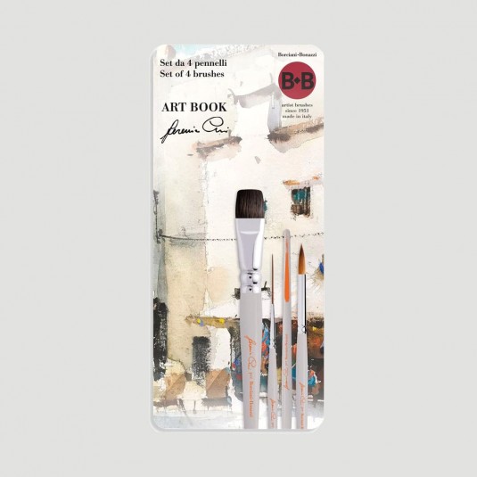 Art Book Serie Geremia Cerri Borciani Bonazzi, 4 Pennelli