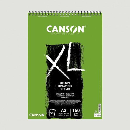Blocco Canson XL Drawing, per tutte le tecniche secche