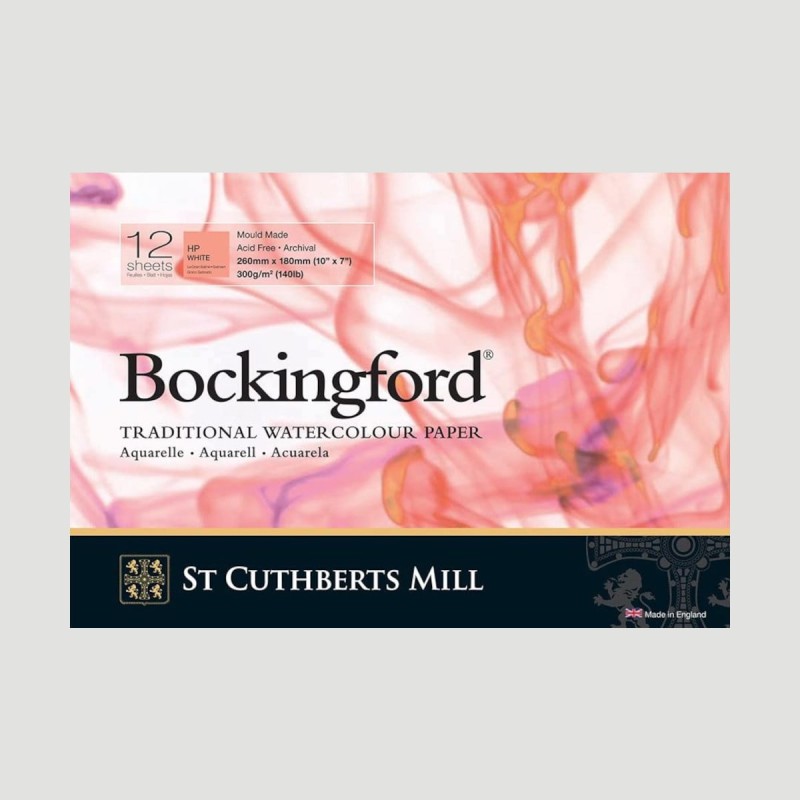 Album per Acquerello Bockingford St Cuthberts Mill, grana satinata 300gr