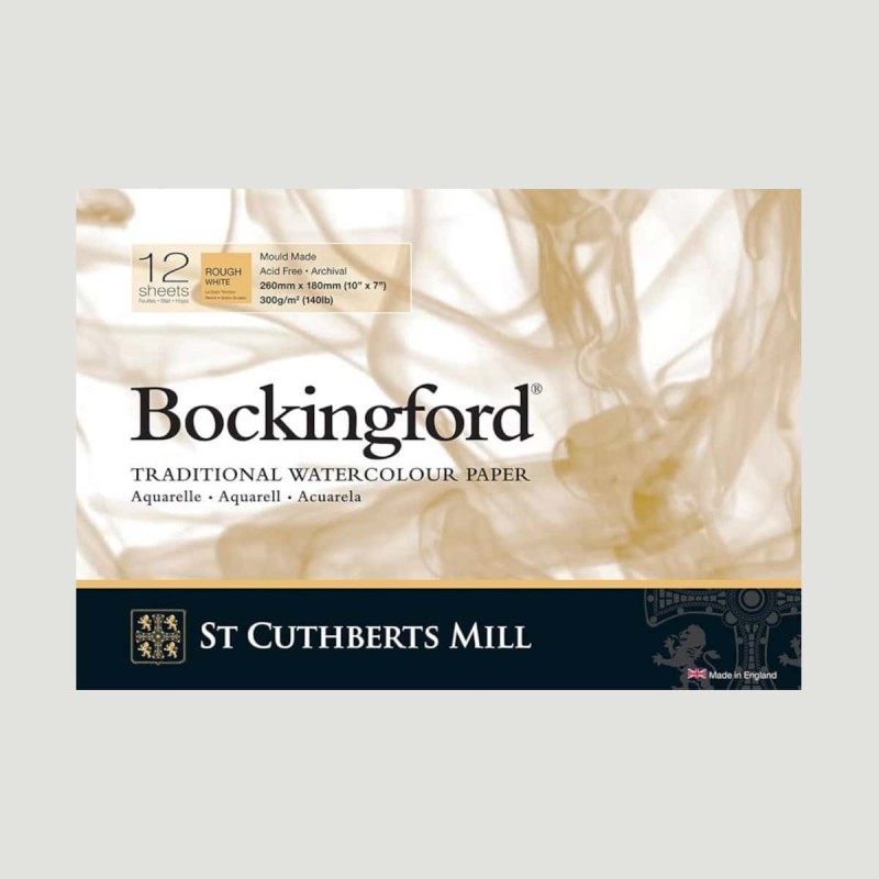 Album per Acquerello Bockingford St Cuthberts Mill, grana ruvida 300gr