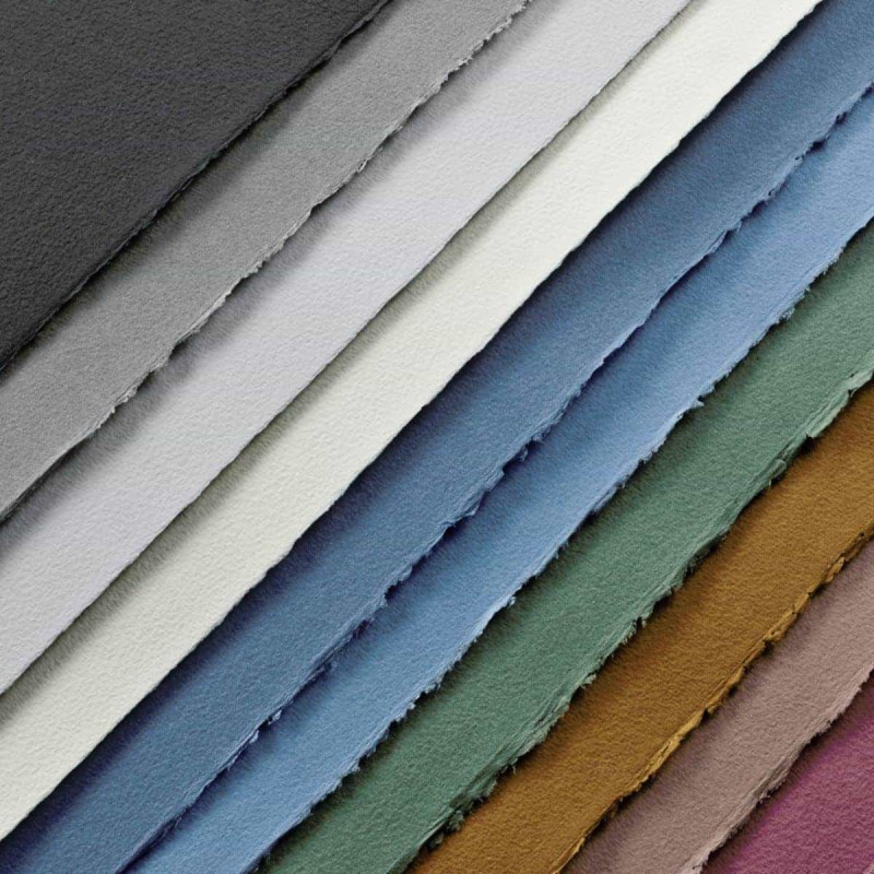 Fogli Colorati di Carta per Pastello 50% cotone, Fabriano Cromia