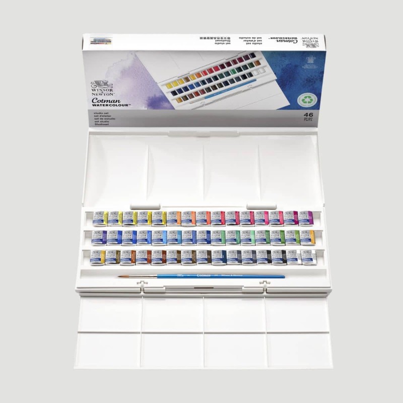 Confezione da 45 Mezzi Godet Acquerello Cotman Winsor&Newton