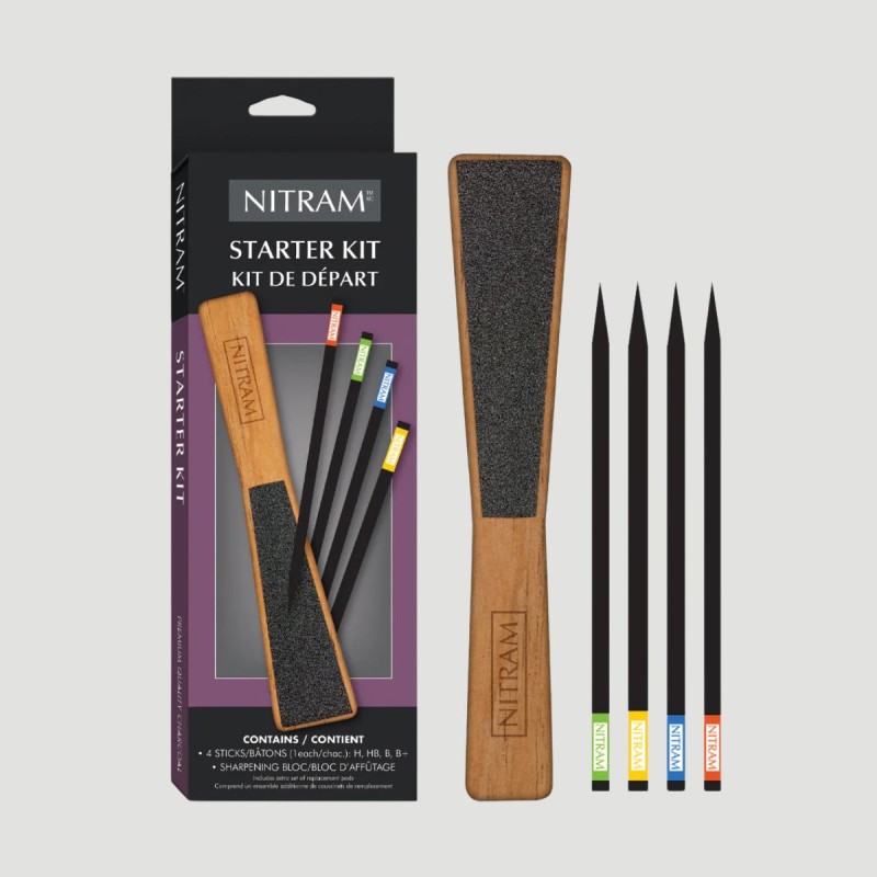 Starter Kit Carboncino Nitram, set completo
